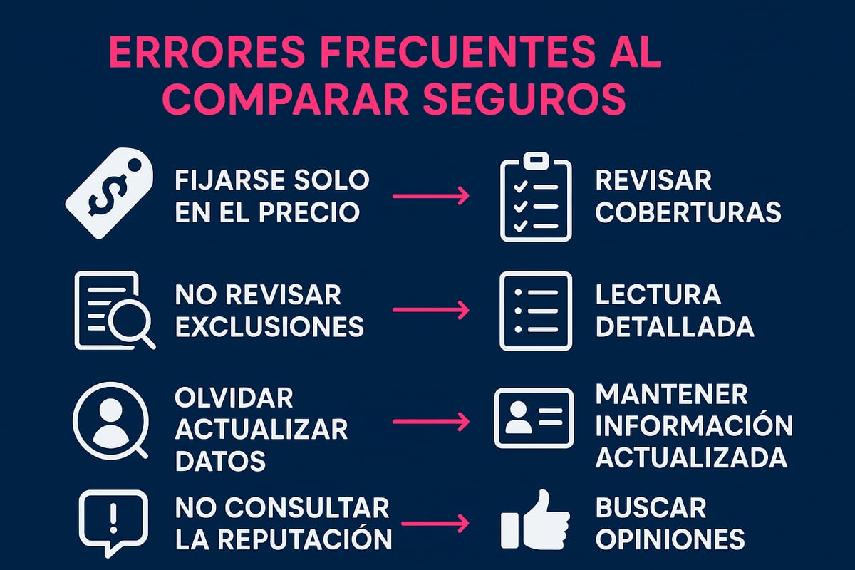Formas sencillas de comparar beneficios de coberturas