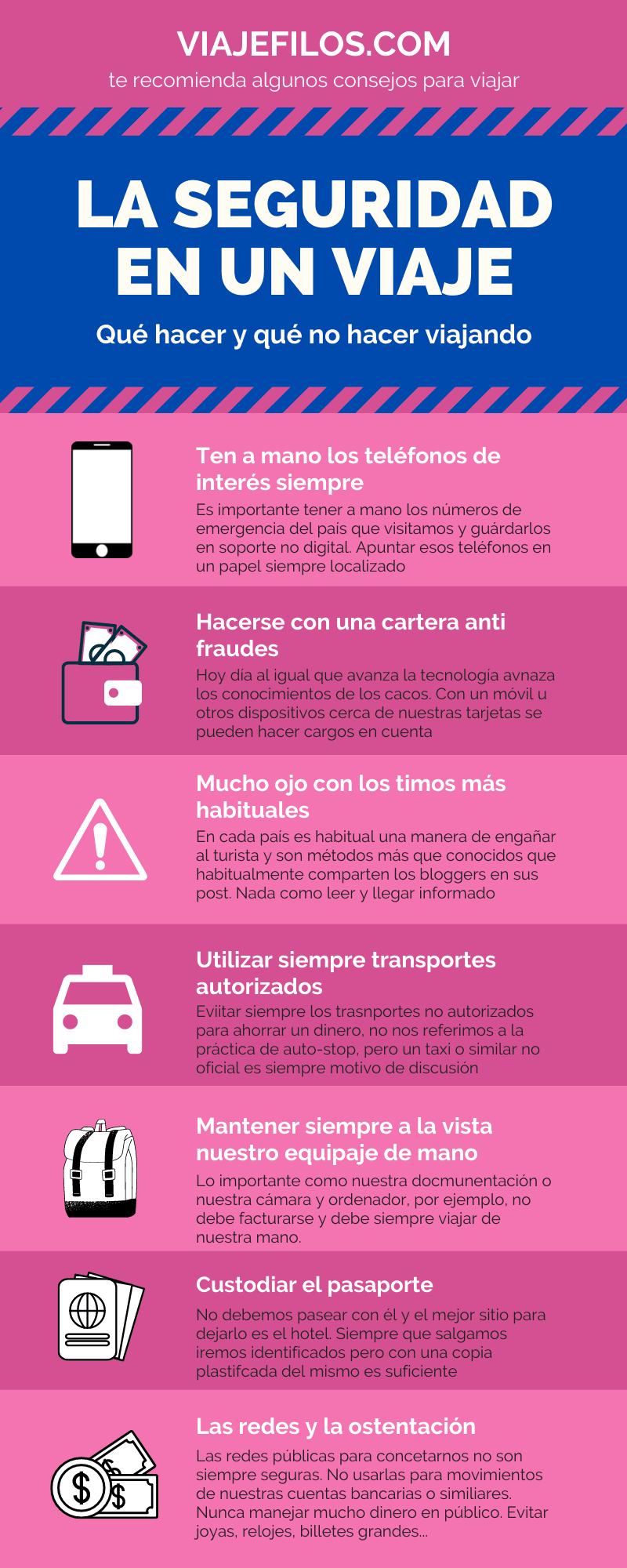 Pequeños pasos para entender seguros de mochileros